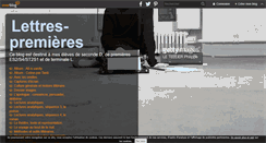 Desktop Screenshot of lettres-premieres.com